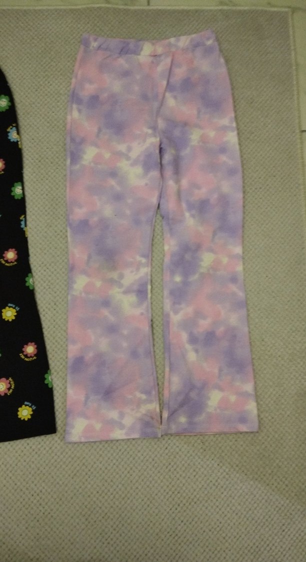 Kızlar İçin Rahat Lastikli Tie-Dye Tayt - Görsel 3