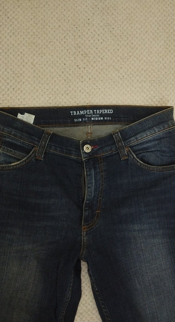 Mustang Erkek Lacivert Normal Kesim Kot Pantolon - Görsel 3