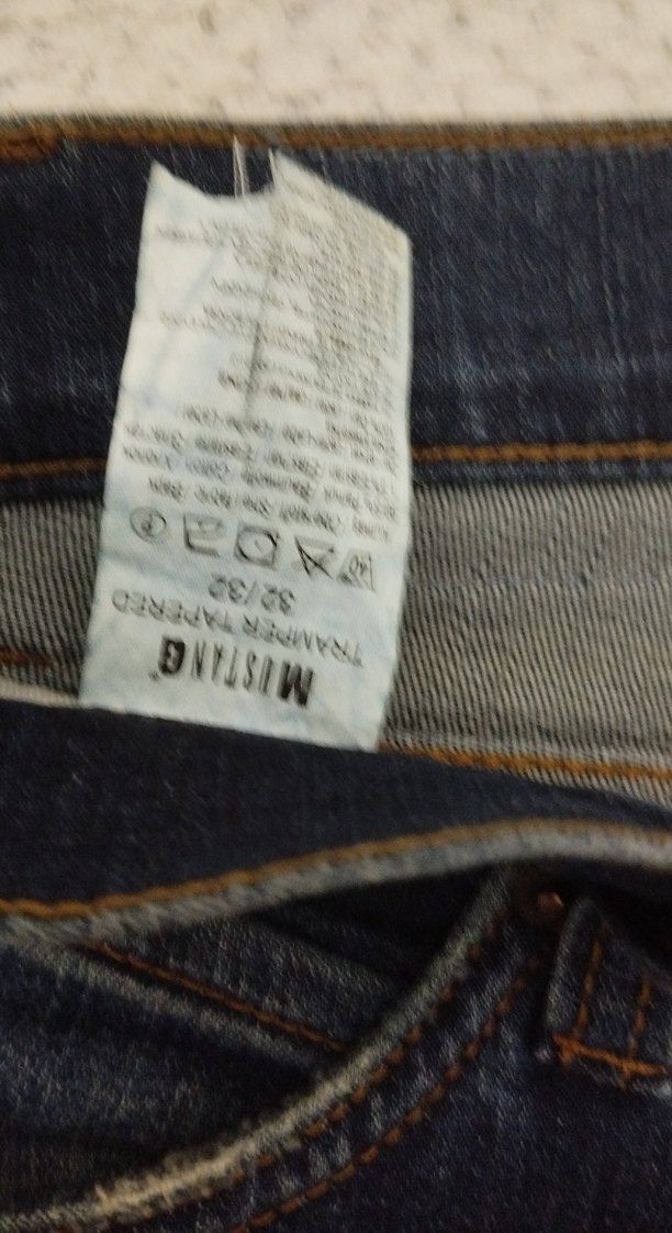 Mustang Erkek Lacivert Normal Kesim Kot Pantolon - Görsel 4