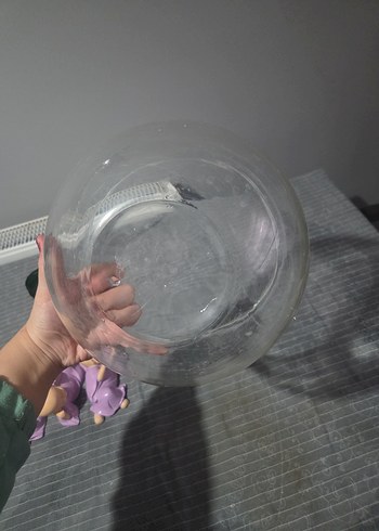 Şeffaf Yuvarlak fanus vs vazo - Görsel 8