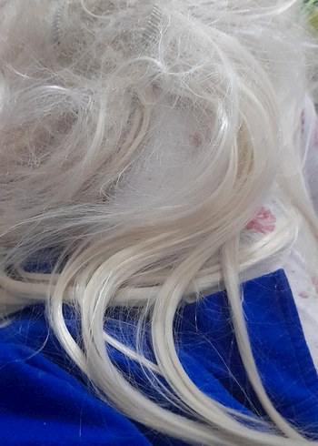 platin sarısı tepe peruk - Görsel 18