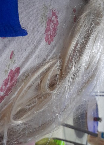 platin sarısı tepe peruk - Görsel 9