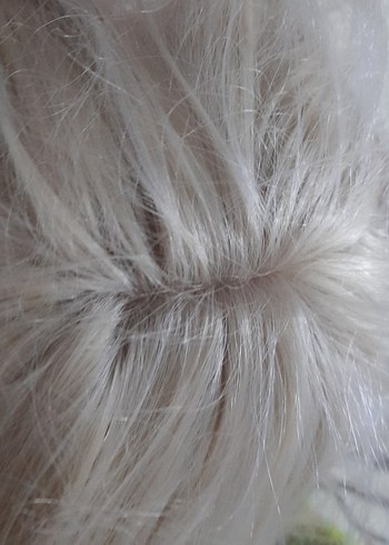 platin sarısı tepe peruk - Görsel 8