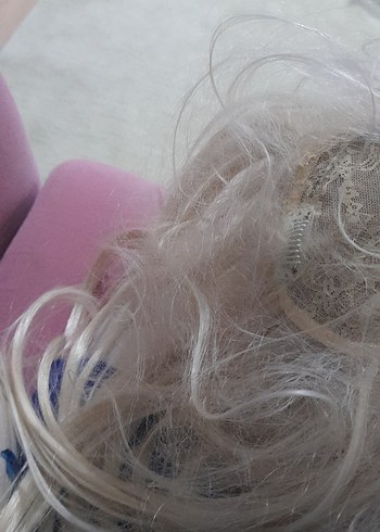 platin sarısı tepe peruk - Görsel 20