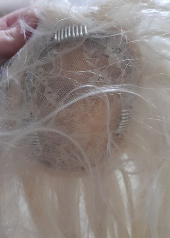 platin sarısı tepe peruk - Görsel 4