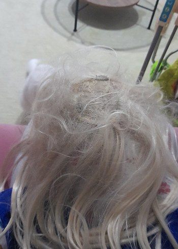 platin sarısı tepe peruk - Görsel 12