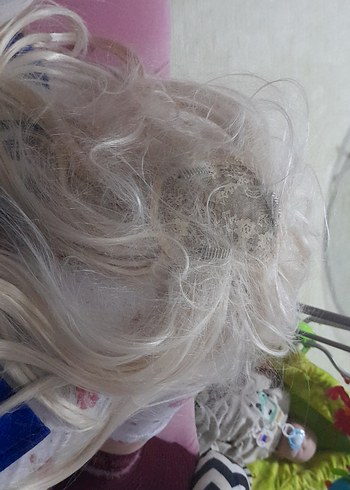 platin sarısı tepe peruk - Görsel 17