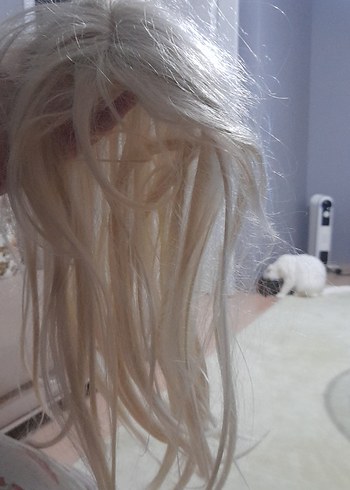 platin sarısı tepe peruk - Görsel 2