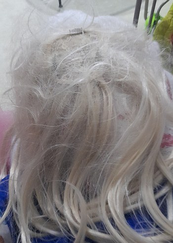 platin sarısı tepe peruk - Görsel 14