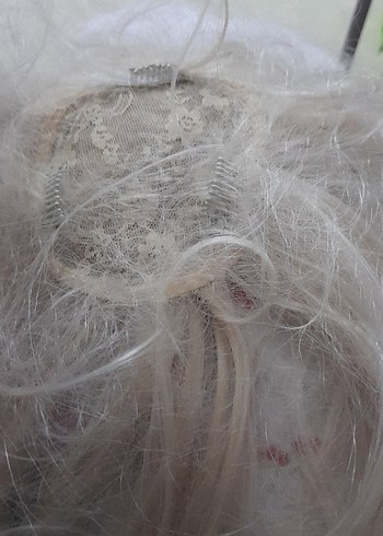 platin sarısı tepe peruk - Görsel 13