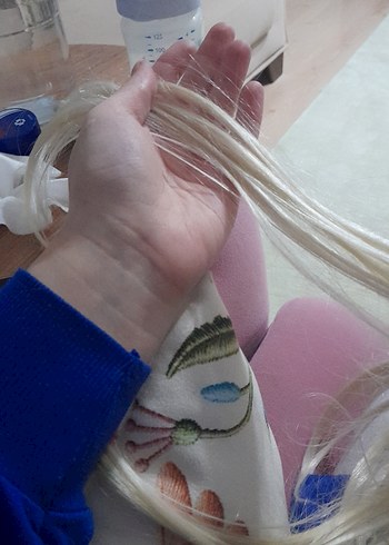 platin sarısı tepe peruk - Görsel 15