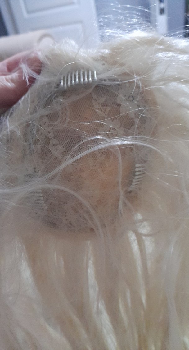 platin sarısı tepe peruk - Görsel 4