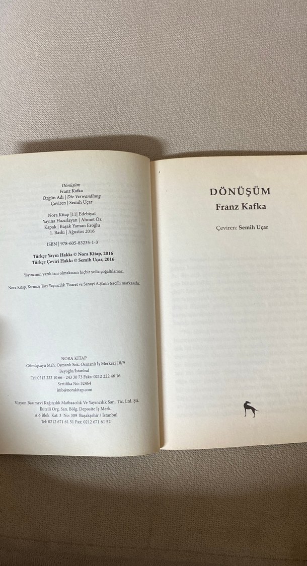 Kafka - Dönüşüm Romanı - Görsel 3