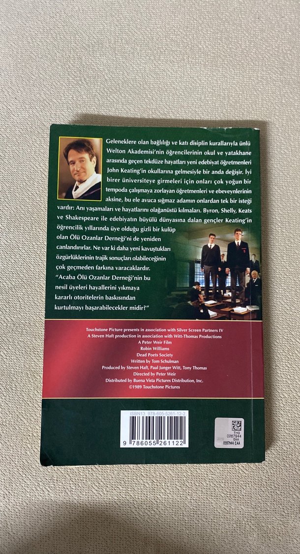 Ölü Ozanlar Derneği Roman Kitap - Görsel 2