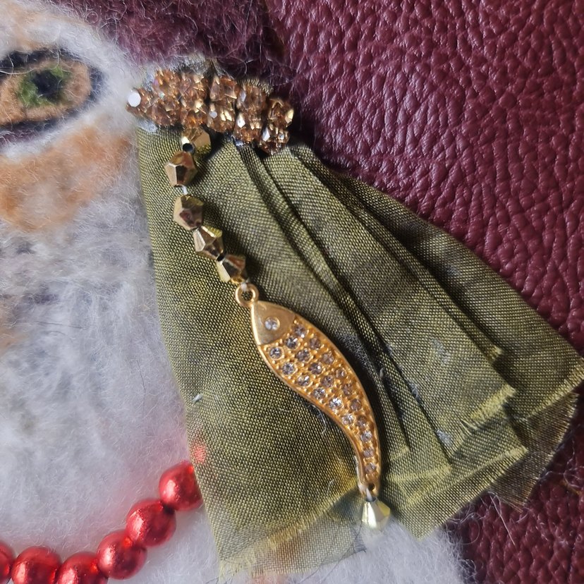 İnci Küpeli Kedi Çapraz Çanta - Görsel 5