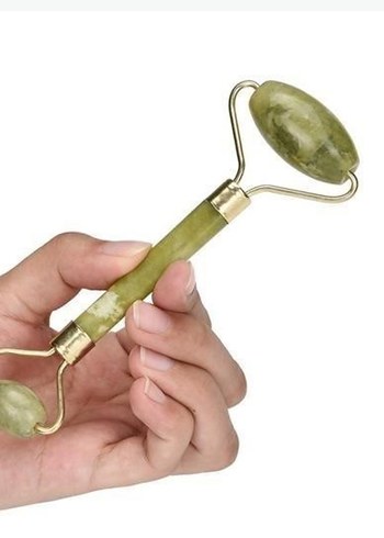 YEŞİM TAŞI ÇİFT TARAFLI CİLT MASAJ ALETİ - Görsel 2