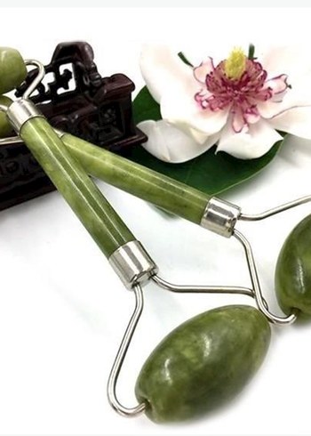 YEŞİM TAŞI ÇİFT TARAFLI CİLT MASAJ ALETİ - Görsel 3