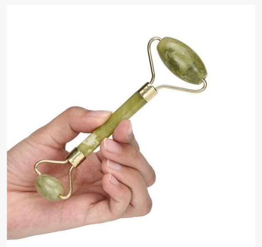 YEŞİM TAŞI ÇİFT TARAFLI CİLT MASAJ ALETİ - Görsel 2