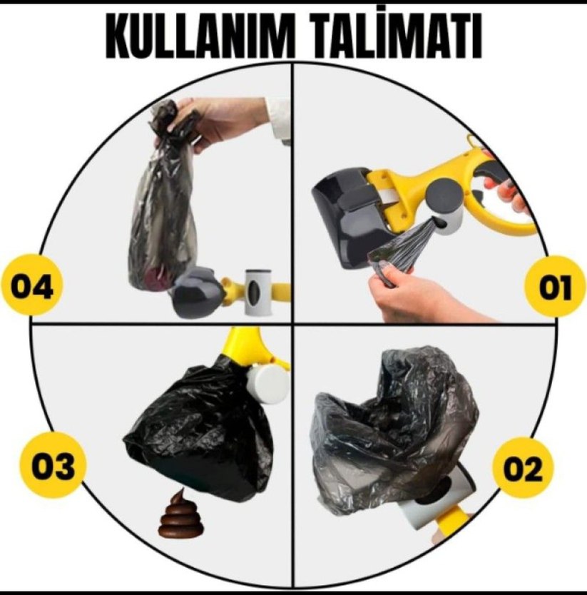 EVCİL HAYVAN DIŞKI TOPLAMA APARATI - Görsel 3