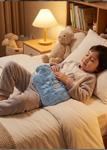 IŞIKLI AYICIKLI PELUŞ SU TORBASI - Görsel 2