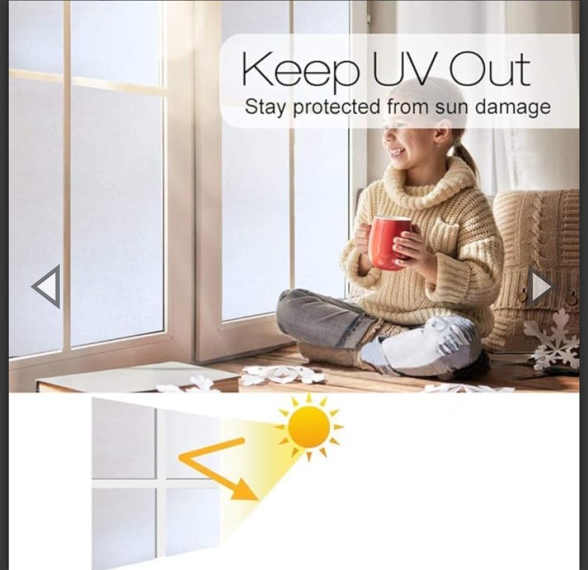 BUZLU CAM FİLMİ 3 METRE x 45 CM - Görsel 5