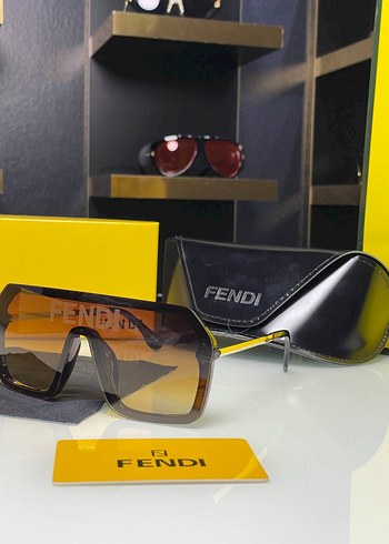 Fendi Fendi Kahverengi Street Style Kadın Güneş Gözlüğü
