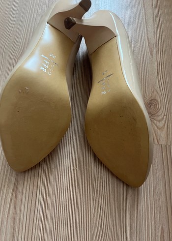 Diğer Diger Bej Kadın Stiletto Gelin Ayakkabısı