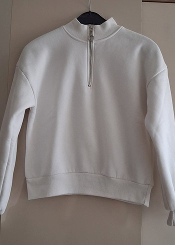 boğazlı triko body ve sweatshirt - Görsel 4