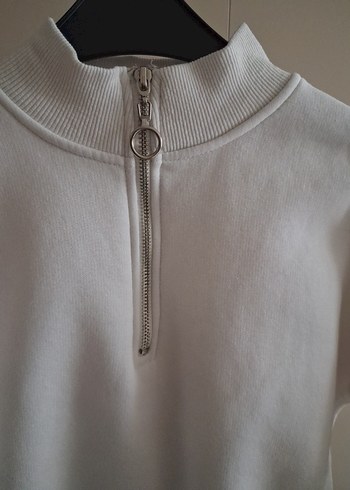 boğazlı triko body ve sweatshirt - Görsel 2