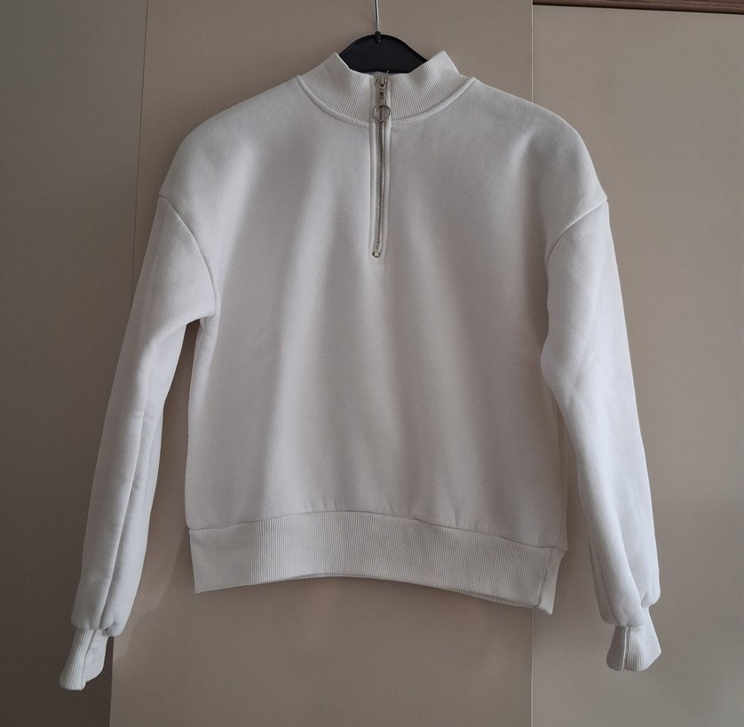 boğazlı triko body ve sweatshirt - Görsel 4