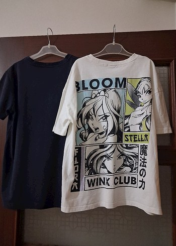 Kız çocuk iki tane tişört - Görsel 2