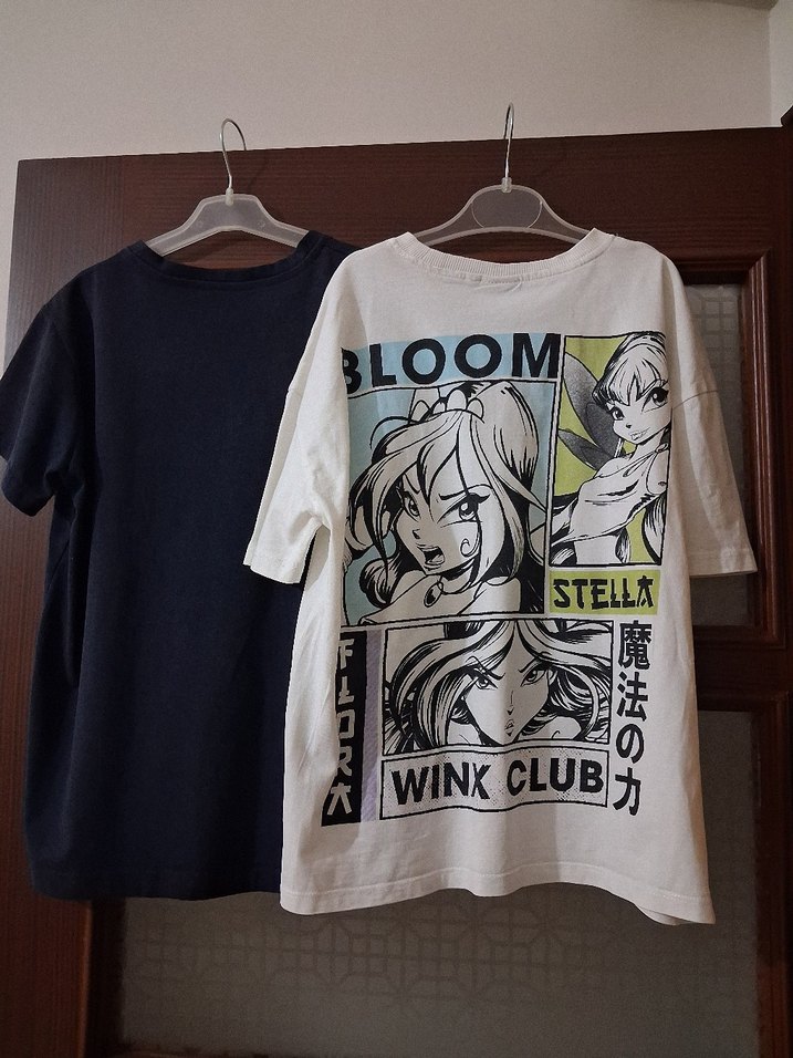 Kız çocuk iki tane tişört - Görsel 2