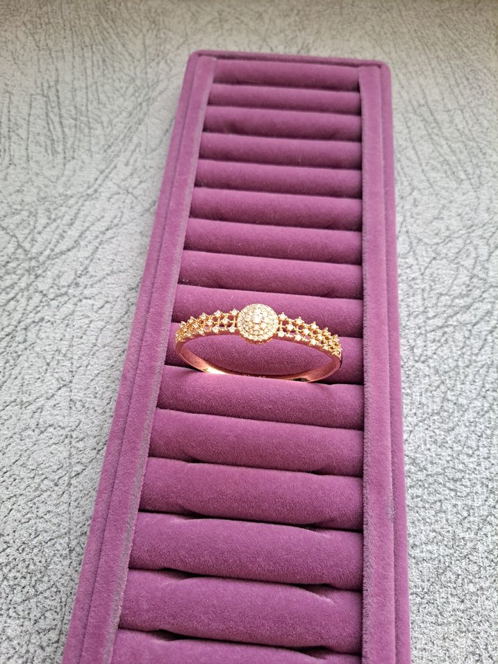 Diger Altın Renk Zincir Detaylı Klasik Bileklik - Görsel 3