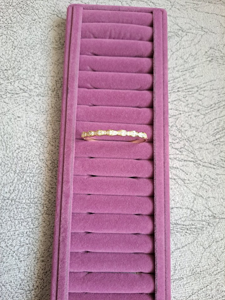 Dantel Detaylı Altın Renk Kadın Bileklik - Görsel 3