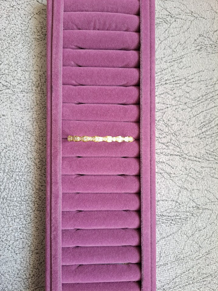 Dantel Detaylı Altın Renk Kadın Bileklik - Görsel 2