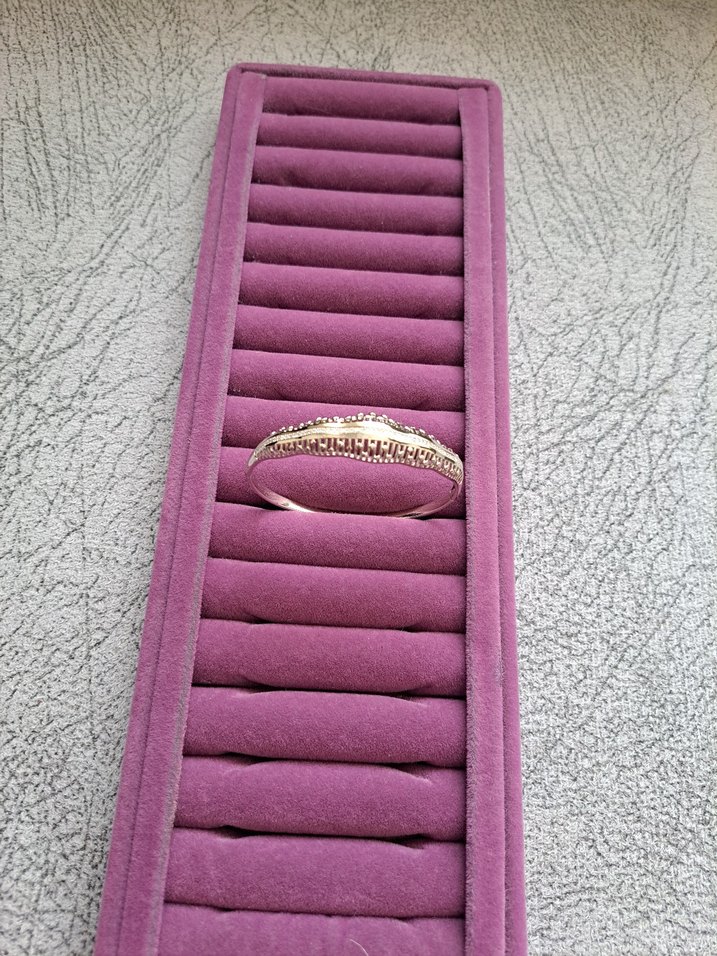 Altın Renkli Yılan Desenli Kadın Bileklik - Görsel 3