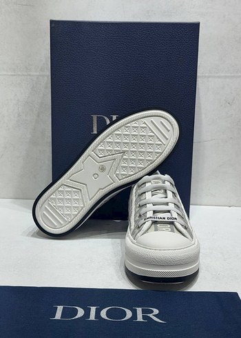 37 Beden beyaz Renk Dior Beyaz Şeffaf Platform Sneakers