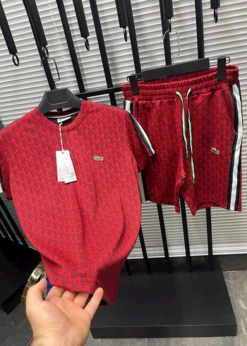 Renkli Kısa Kollu Erkek Şortlu Pijama Takımı - Görsel 2