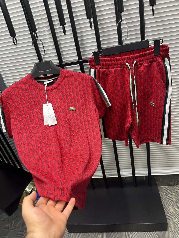 Renkli Kısa Kollu Erkek Şortlu Pijama Takımı - Görsel 2