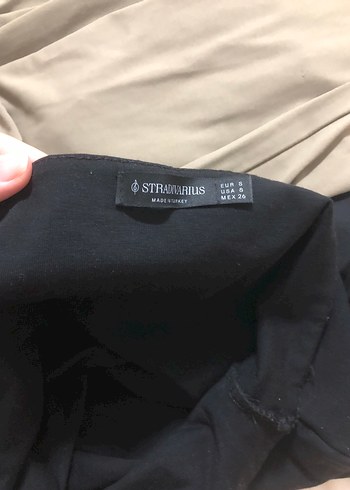 Stradivarius boyundan bağlamalı crop