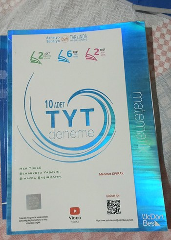 TYT Matematik Deneme Kitabı 345 yayınları