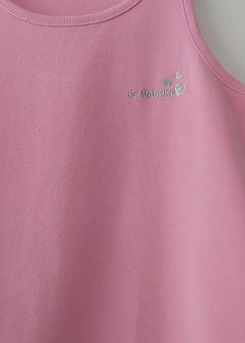 LC Waikiki Kız Çocuk Pembe Kolsuz Basic Tişört