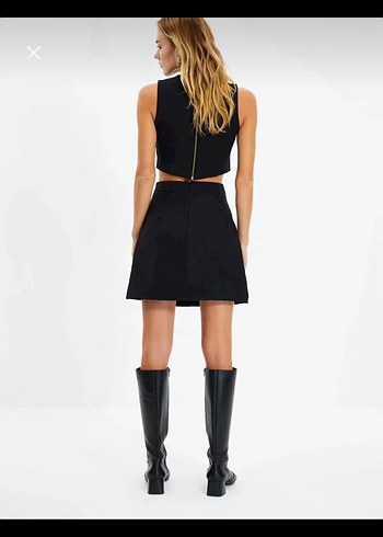 Siyah Mini Etek - Görsel 4