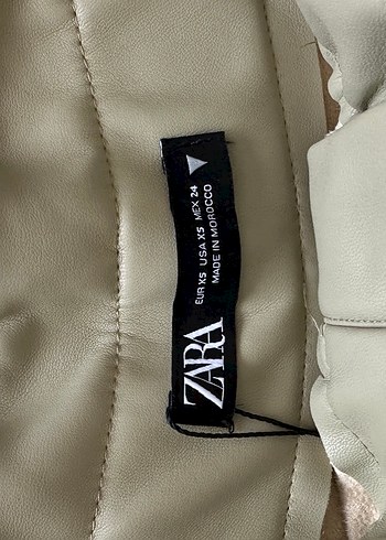 Zara Deri Şort - Görsel 7