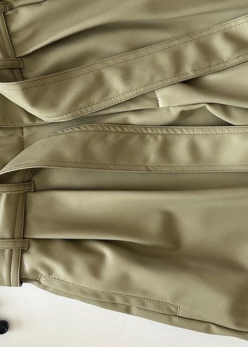 Zara Deri Şort - Görsel 8