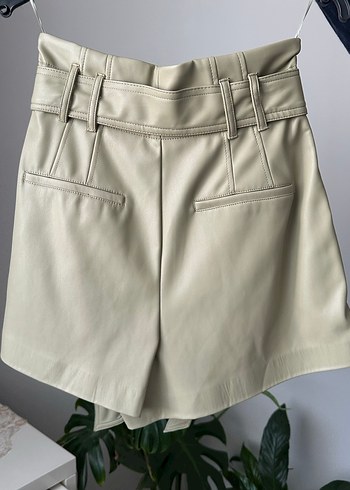 Zara Deri Şort - Görsel 6