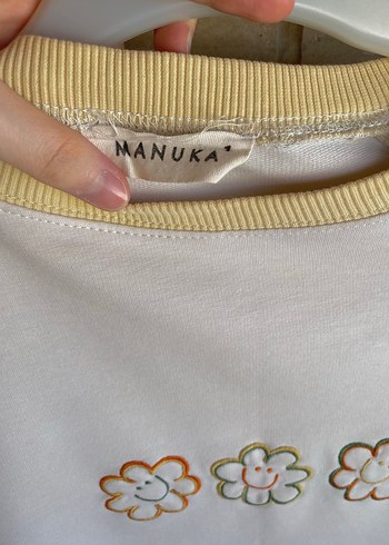 diğer Beden Manuka Nakış Detaylı Sweatshirt Tunik