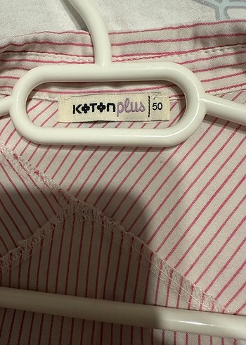 Pembe Kolsuz Keten Gömlek - Görsel 3