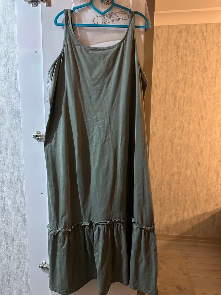 Haki Salaş Uzun Elbise - Görsel 2