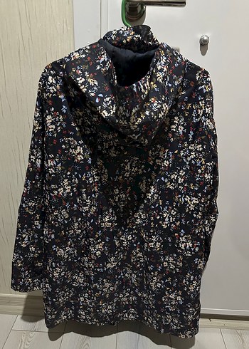 Çiçek Desenli Midi Kadın Ceket - Görsel 2